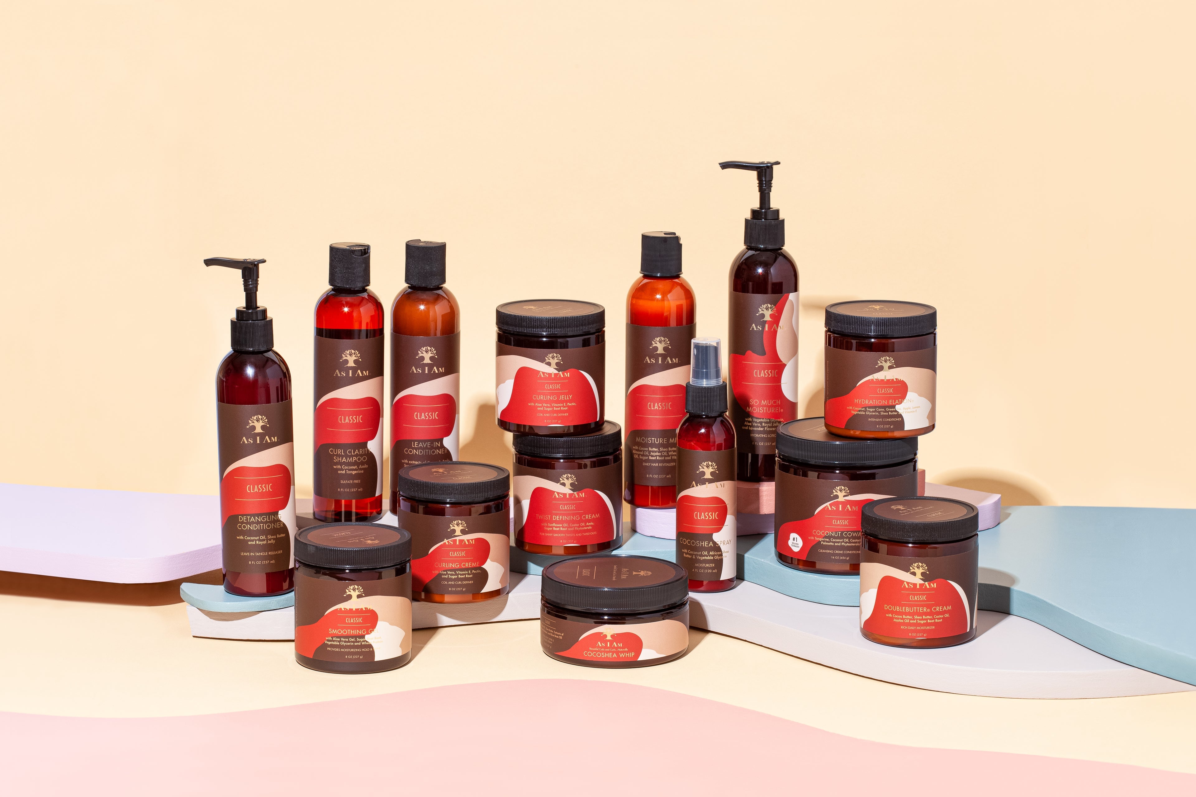 As I Am hårplejeserie til krøllet hår. Bredt udvalg af shampoo, balsam, leave-in conditioner og stylingprodukter.