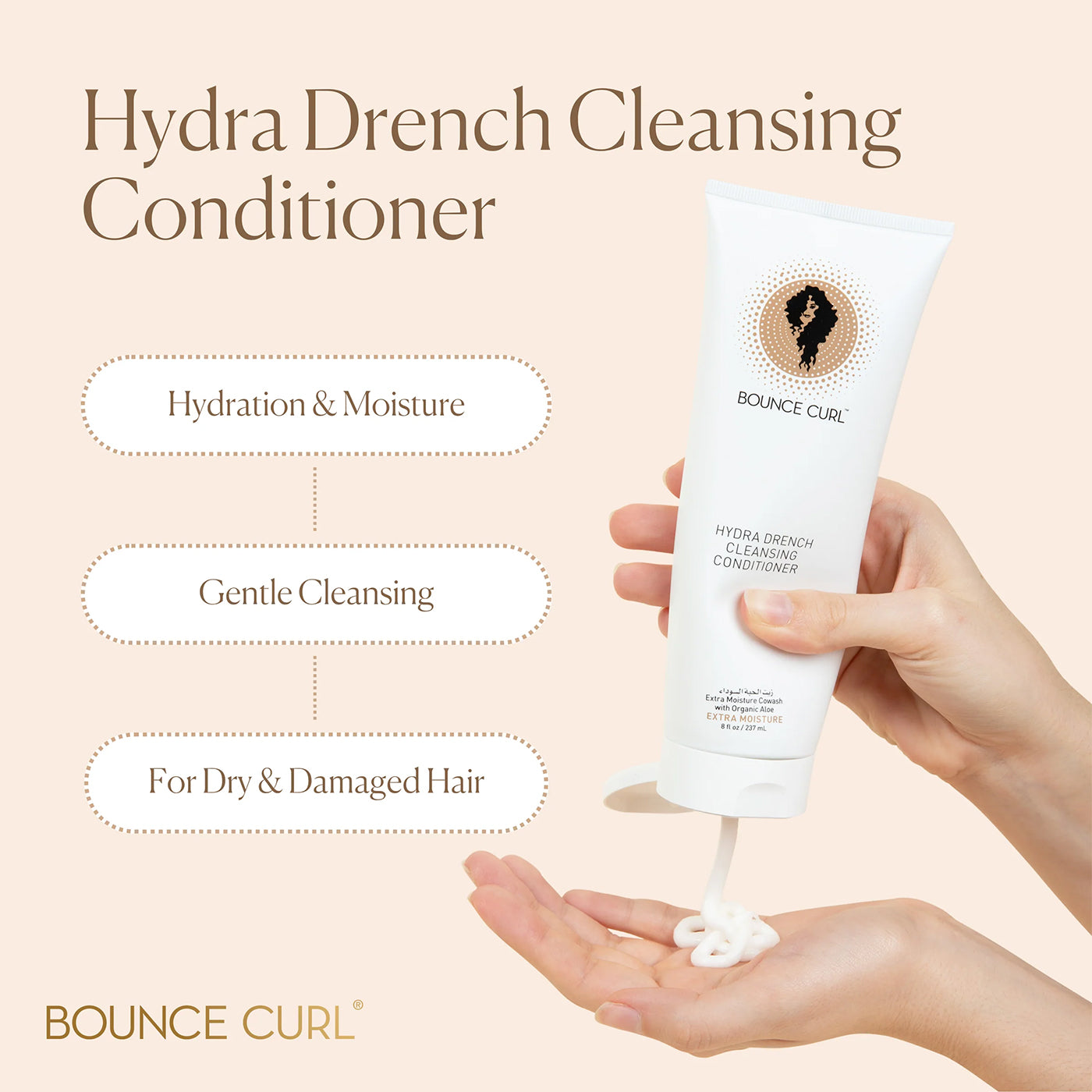 Bounce Curl Hydra-Drench Cleansing Conditioner 237ml