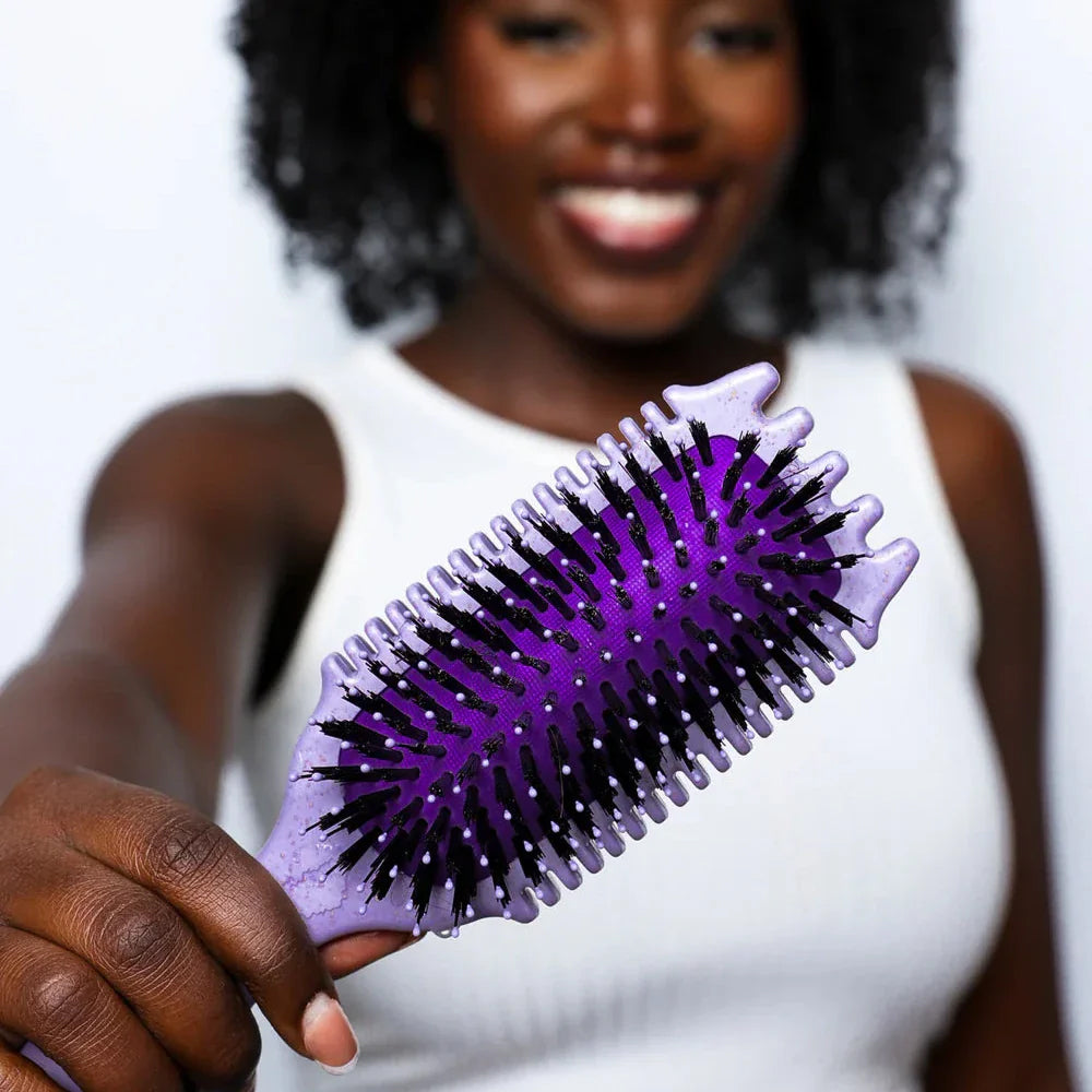 Bounce Curl Volume EdgeLift Brush Purple