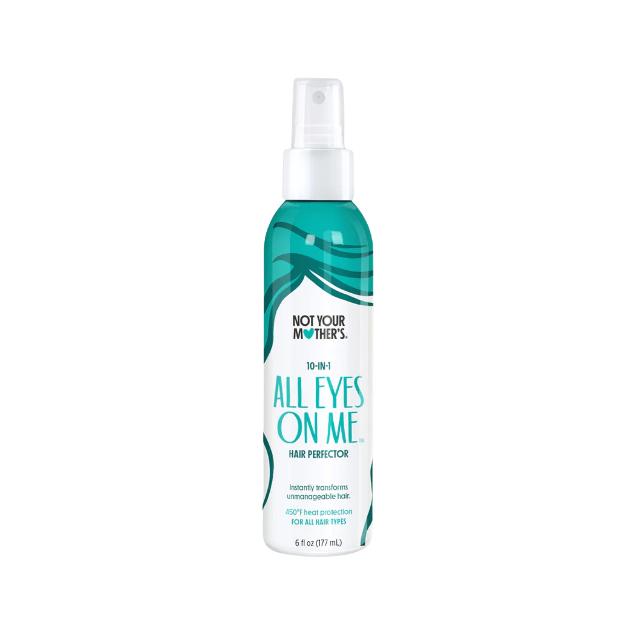 Not Your Mother's All Eyes On Me 10-in-1 hårperfektor i sprayflaske med turkis design, 177 ml.