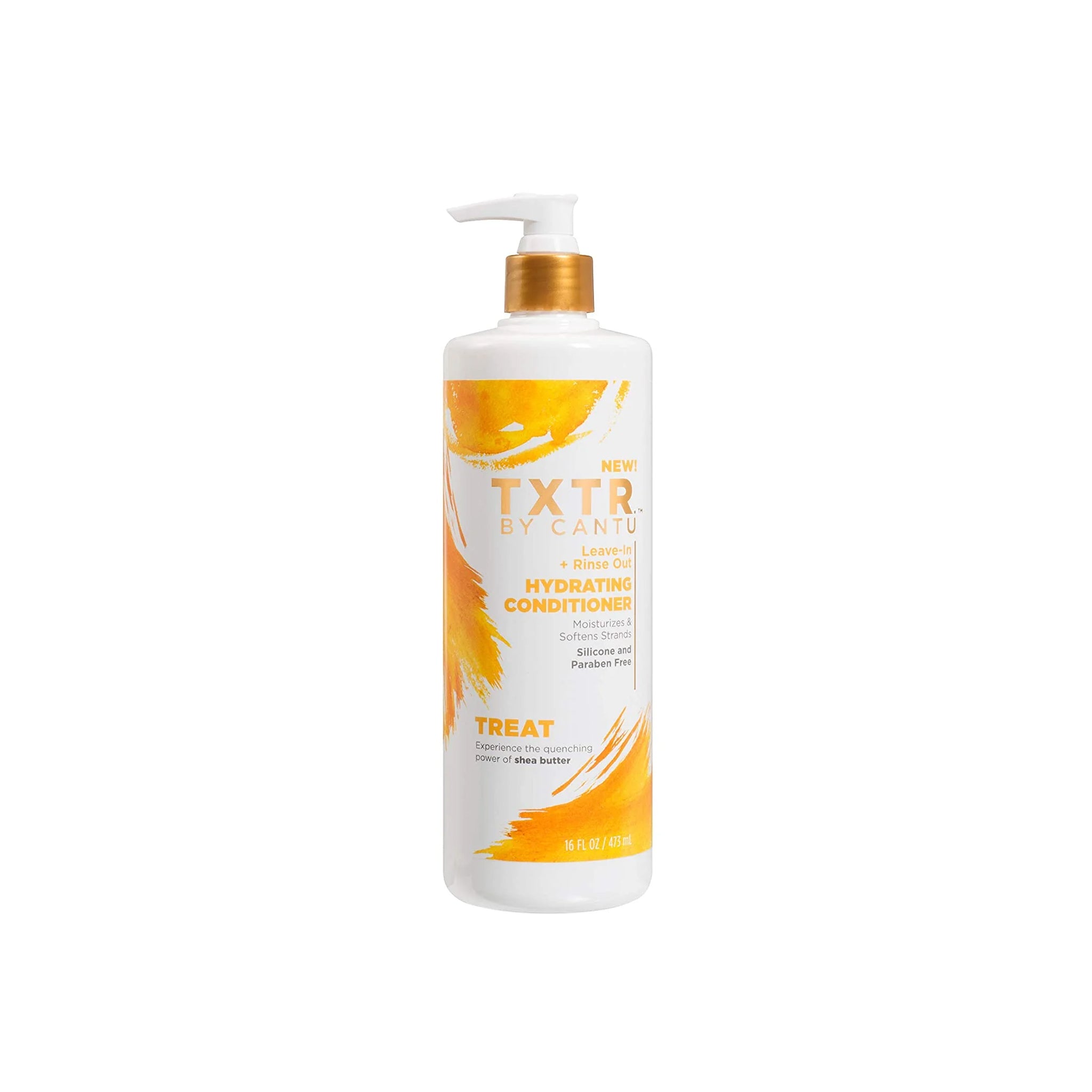 Cantu TXTR Leave-In + Rinse Out Hydrating Conditioner (473 ml). Fugtgivende balsam til krøller.
